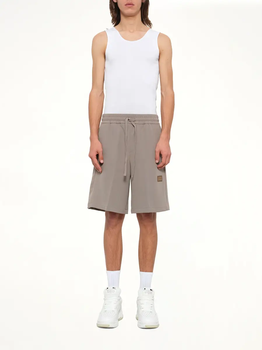 AMIRI Amiri Patch Cady Track Short in Dark Sand | Thumbnail 7 AMIRI Amiri Patch Cady Track Short in Dark Sand | Thumbnail 7