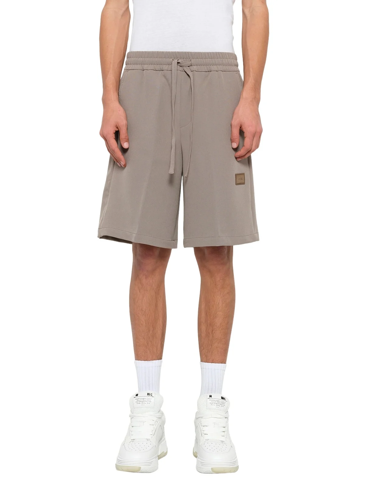 AMIRI Amiri Patch Cady Track Short in Dark Sand