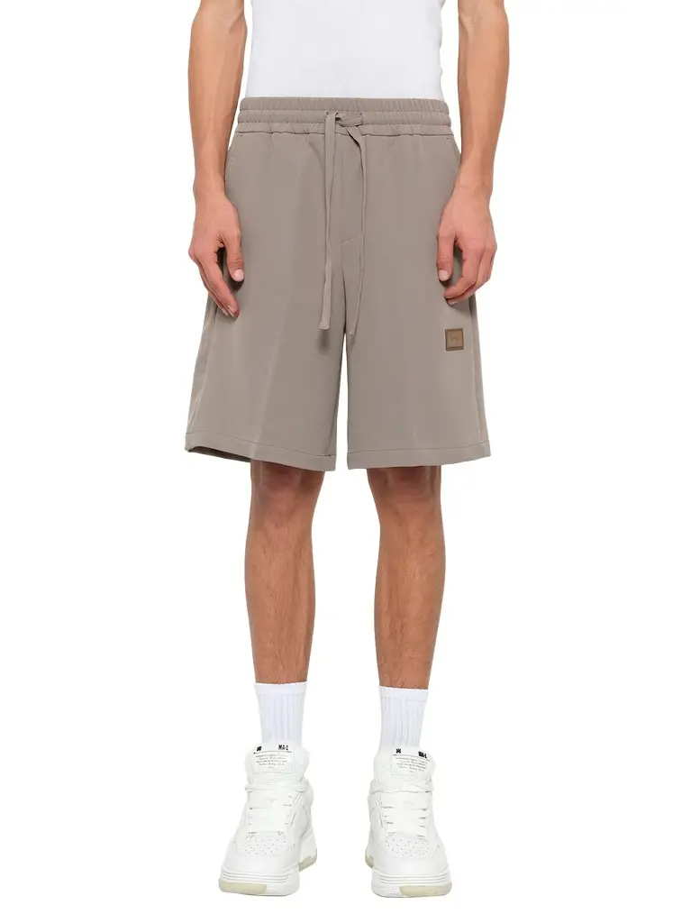 AMIRI Amiri Patch Cady Track Short in Dark Sand