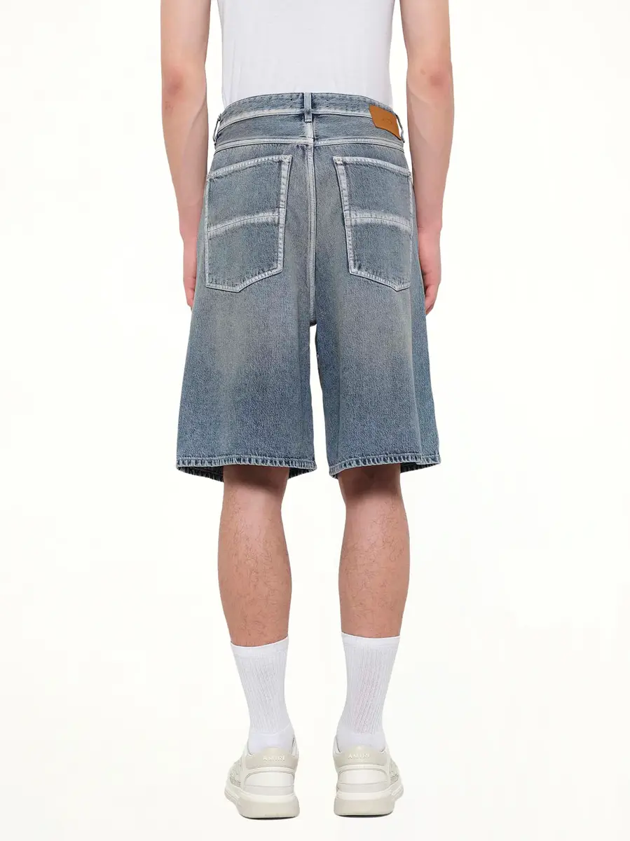 AMIRI MA Denim Carpenter Short in Pacific | Thumbnail 5 AMIRI MA Denim Carpenter Short in Pacific | Thumbnail 5