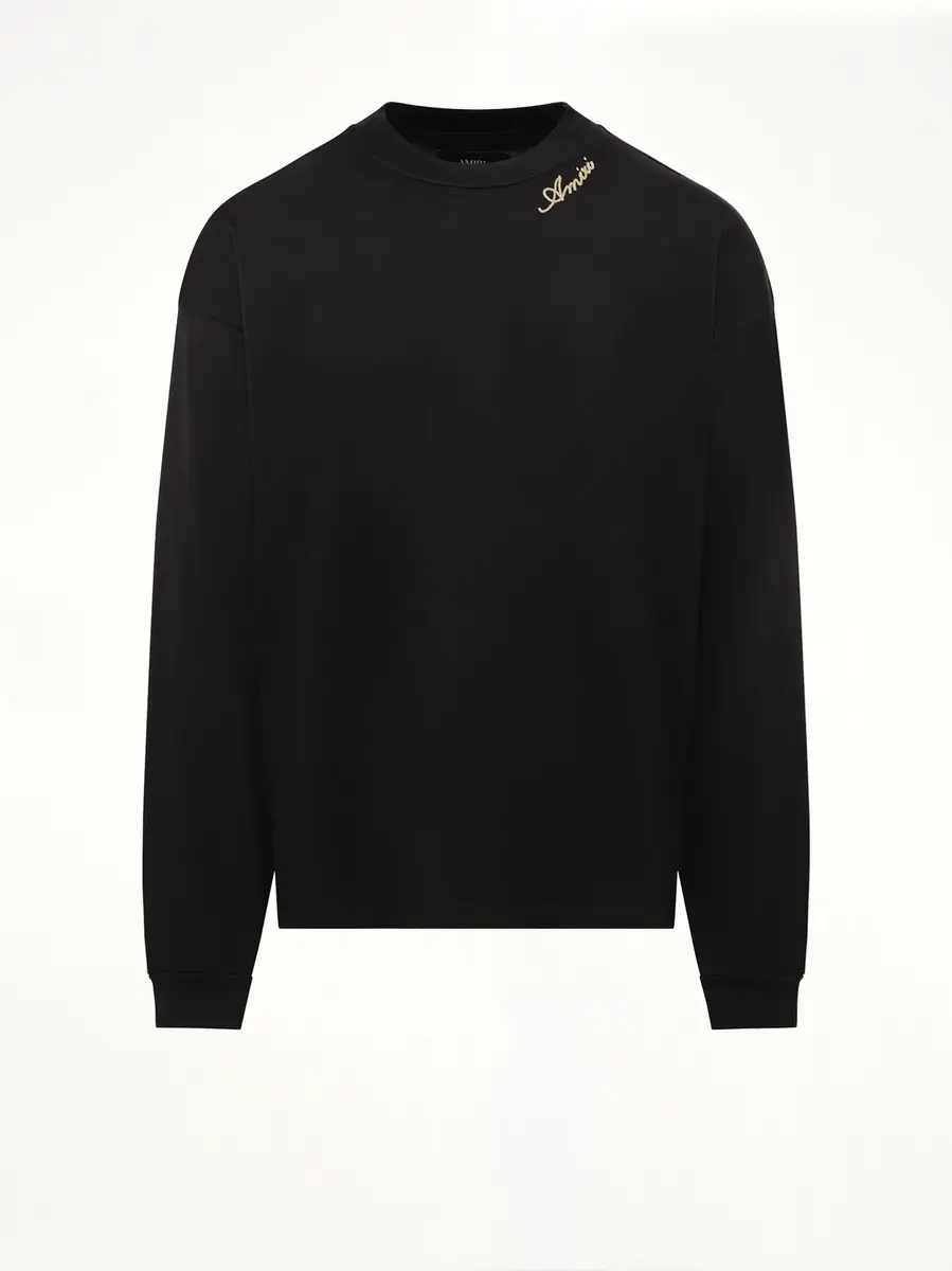 AMIRI Amiri Script LS T-shirt | Thumbnail 2 AMIRI Amiri Script LS T-shirt | Thumbnail 2