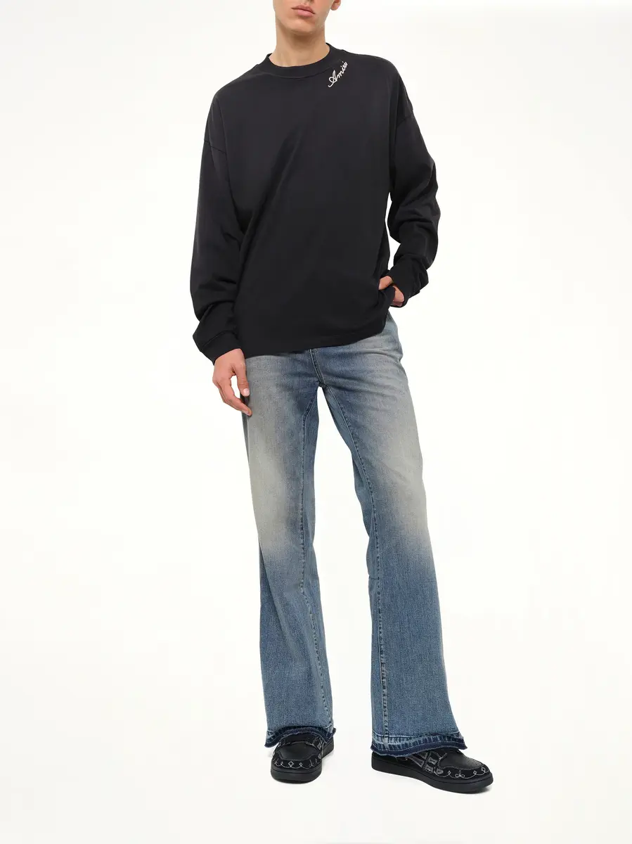 AMIRI Amiri Script LS T-shirt | Thumbnail 4 AMIRI Amiri Script LS T-shirt | Thumbnail 4