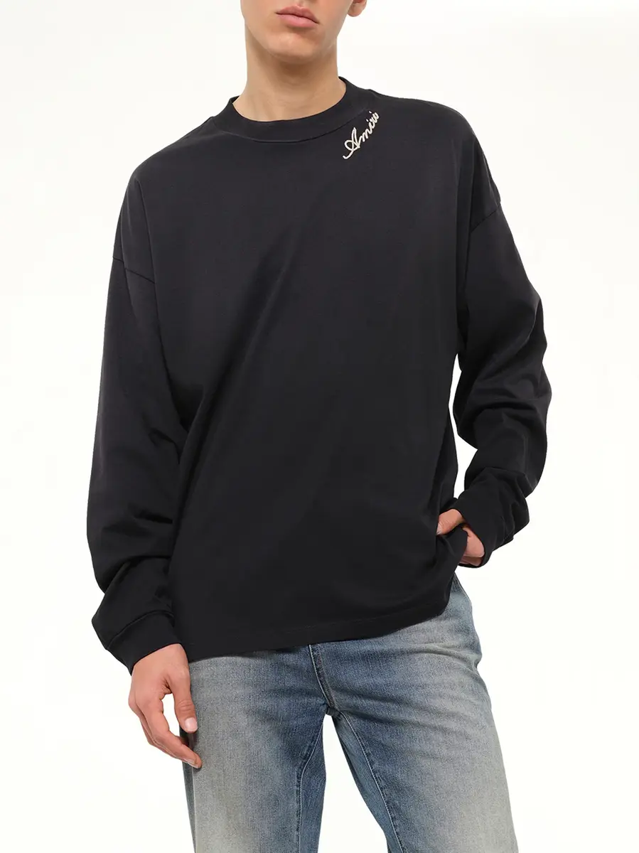 AMIRI Amiri Script LS T-shirt | Thumbnail 6 AMIRI Amiri Script LS T-shirt | Thumbnail 6