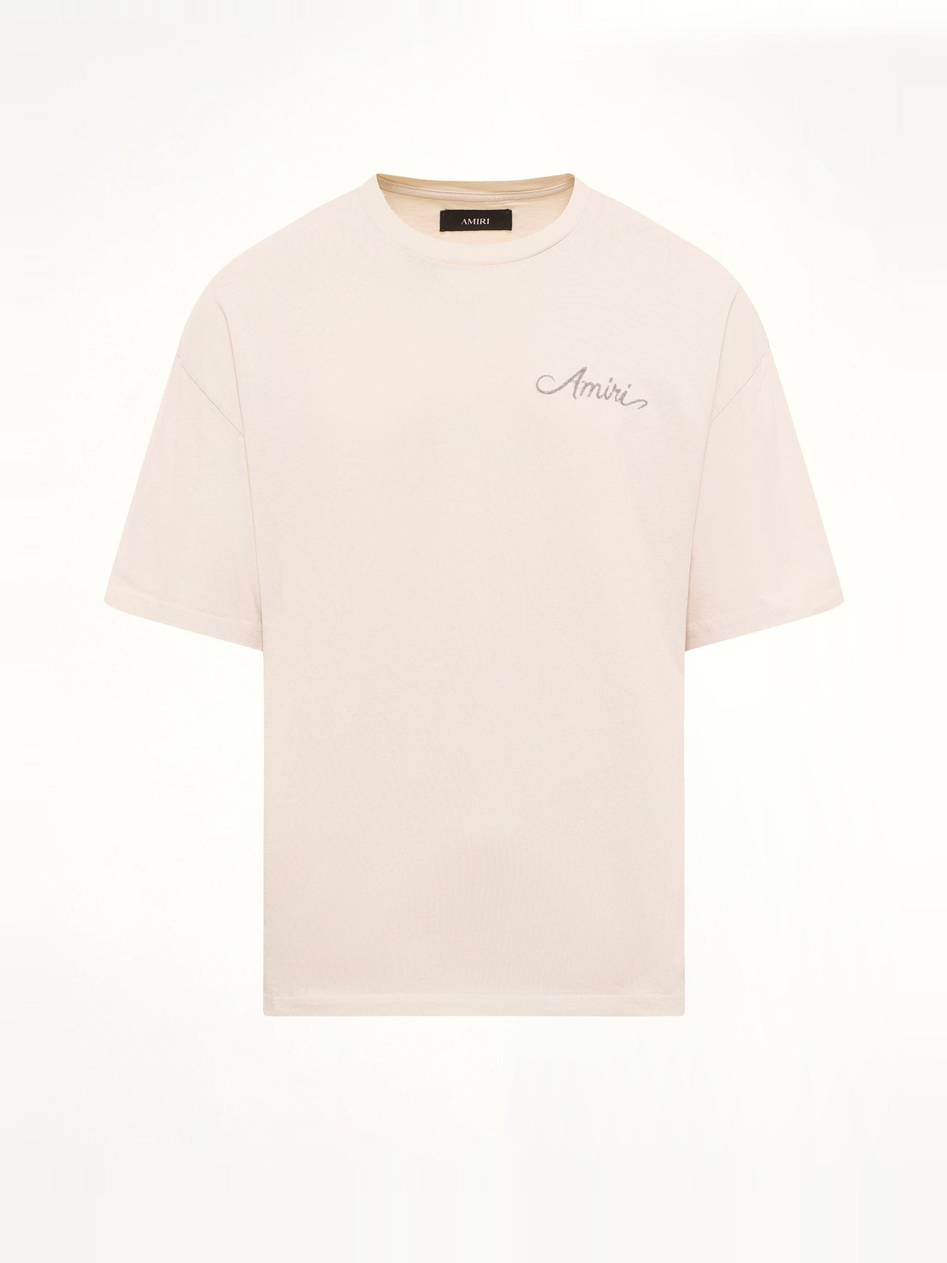 AMIRI MA Quad Checkboard T-shirt in Alabaster | Thumbnail 2 AMIRI MA Quad Checkboard T-shirt in Alabaster | Thumbnail 2