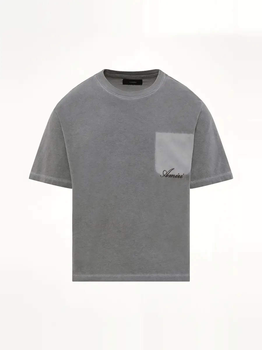 AMIRI Faded Pocket Crop T-shirt | Thumbnail 2 AMIRI Faded Pocket Crop T-shirt | Thumbnail 2