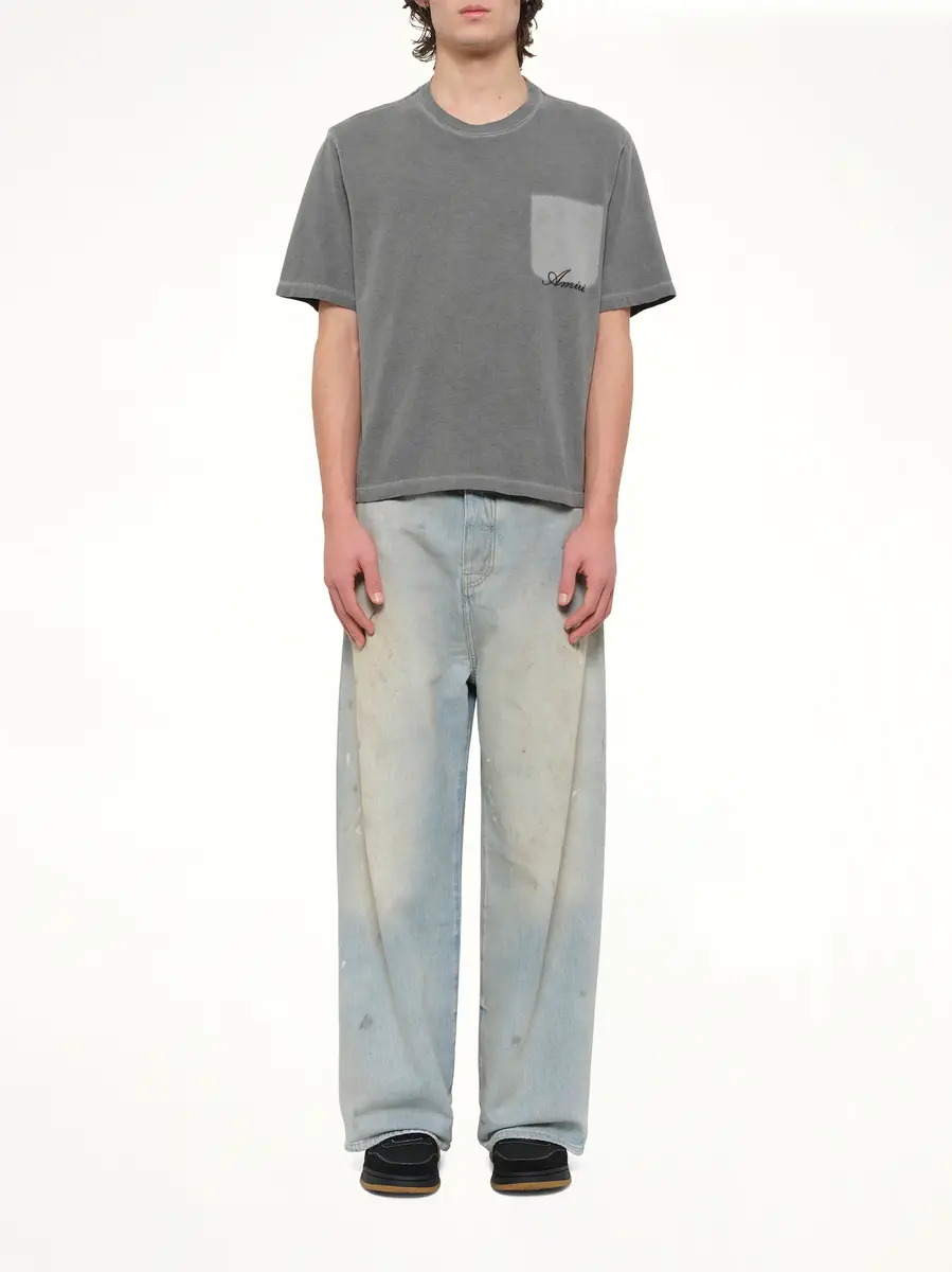 AMIRI Faded Pocket Crop T-shirt | Thumbnail 7 AMIRI Faded Pocket Crop T-shirt | Thumbnail 7