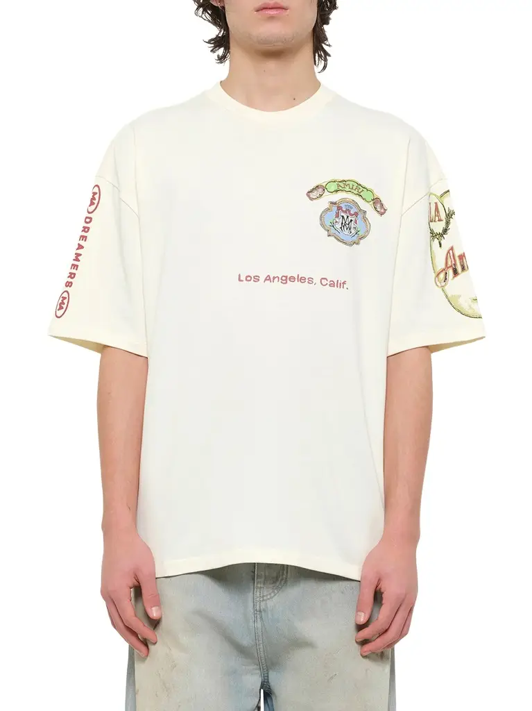 Vista Skate T-shirt in Ivory Vista Skate T-shirt in Ivory
