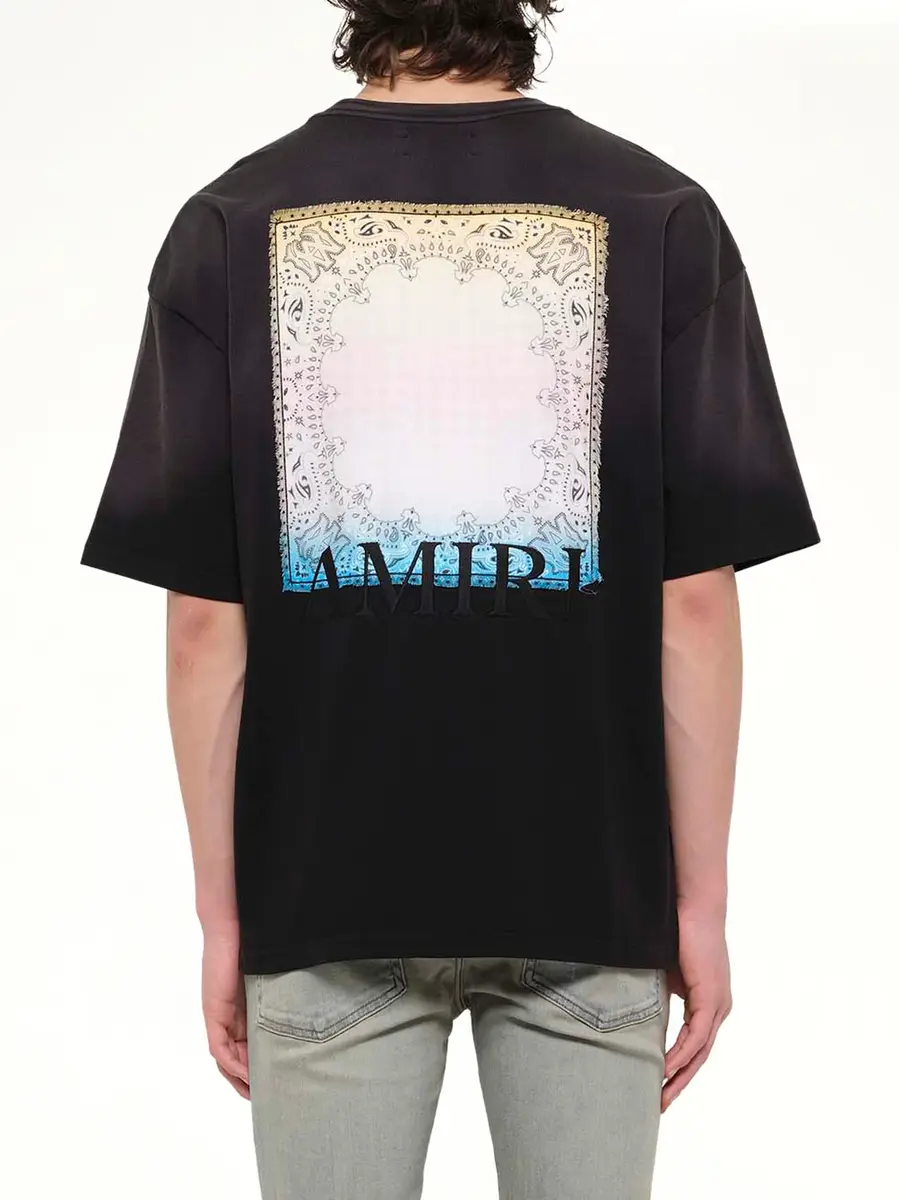 AMIRI Bandana Patch Oversized T-shirt | Thumbnail 5