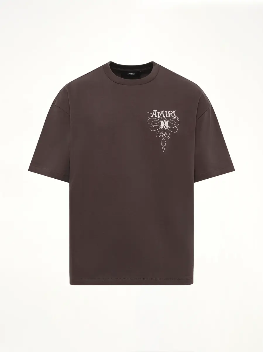 AMIRI Amiri Lasso Oversized T-shirt in Husk | Thumbnail 2 AMIRI Amiri Lasso Oversized T-shirt in Husk | Thumbnail 2