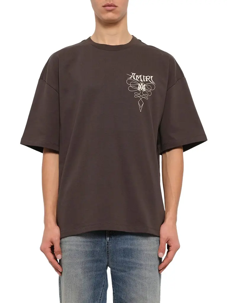 AMIRI Amiri Lasso Oversized T-shirt in Husk