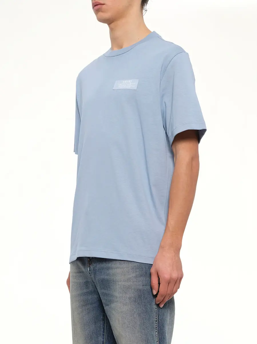 AMIRI Spirit LJ Regular T-shirt in Ashley Blue | Thumbnail 3 AMIRI Spirit LJ Regular T-shirt in Ashley Blue | Thumbnail 3
