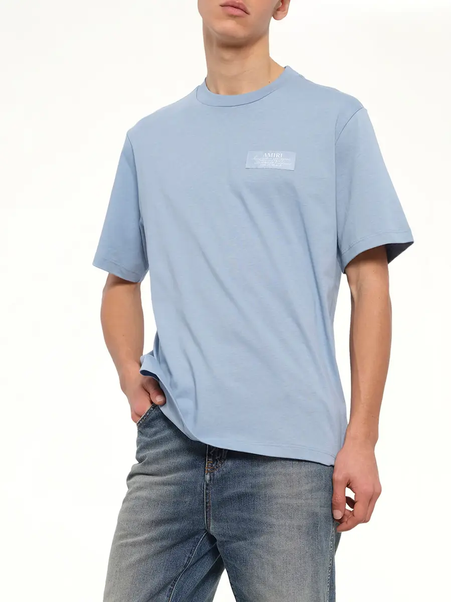 AMIRI Spirit LJ Regular T-shirt in Ashley Blue | Thumbnail 6 AMIRI Spirit LJ Regular T-shirt in Ashley Blue | Thumbnail 6