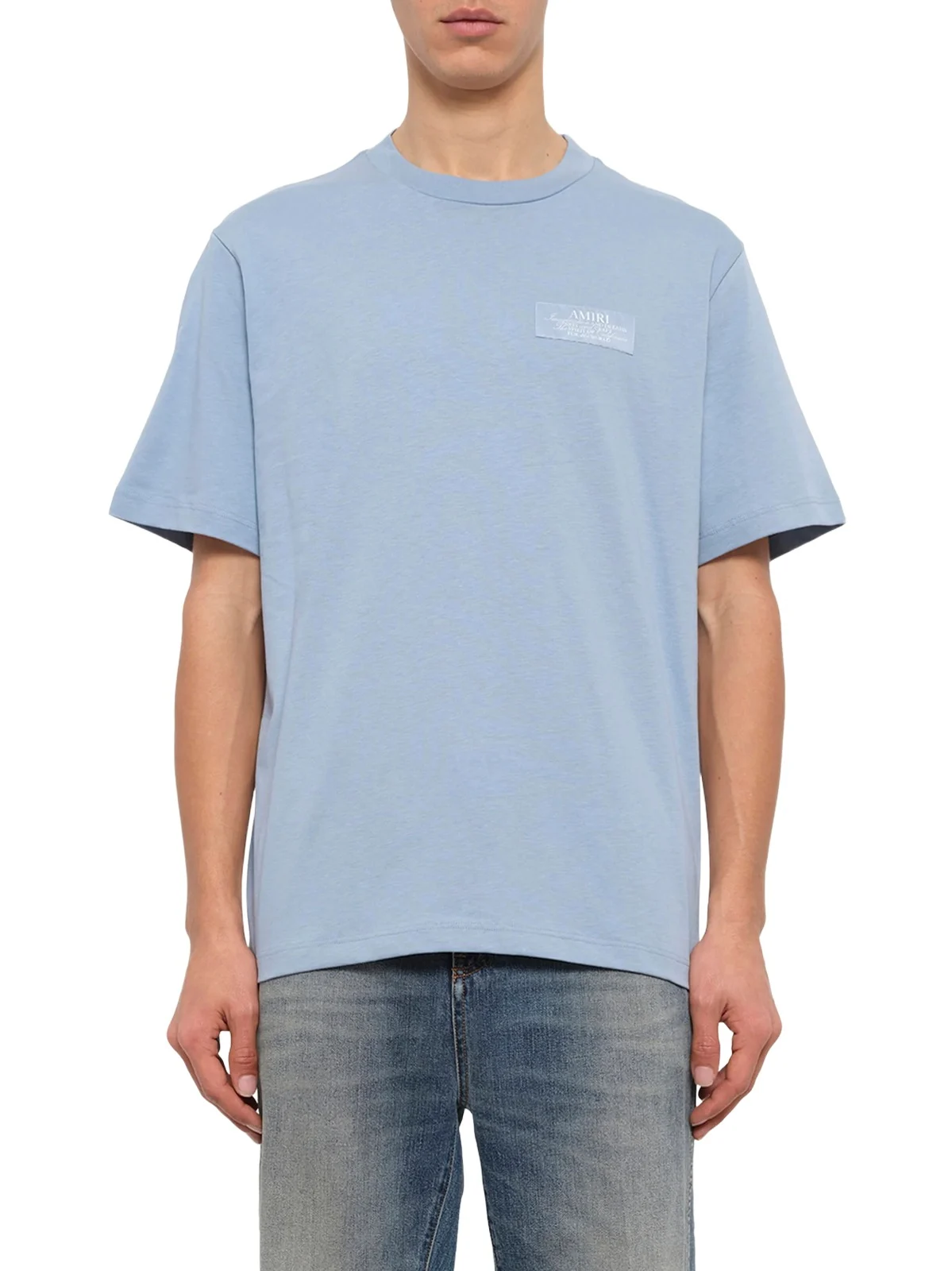AMIRI Spirit LJ Regular T-shirt in Ashley Blue