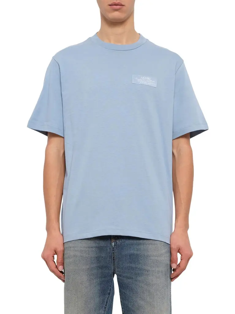 AMIRI Spirit LJ Regular T-shirt in Ashley Blue