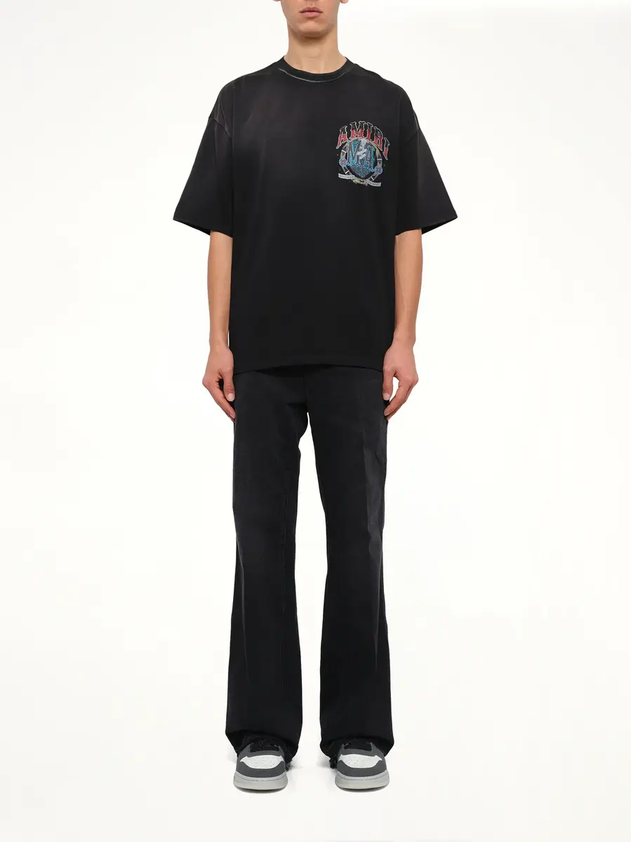 AMIRI Crystal Amiri Hollywood Oversized T-shirt | Thumbnail 7