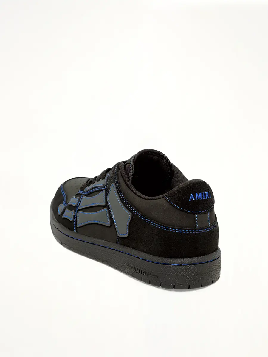 AMIRI Skel Top Contrast Low Sneaker in Black/blue | Thumbnail 3 AMIRI Skel Top Contrast Low Sneaker in Black/blue | Thumbnail 3