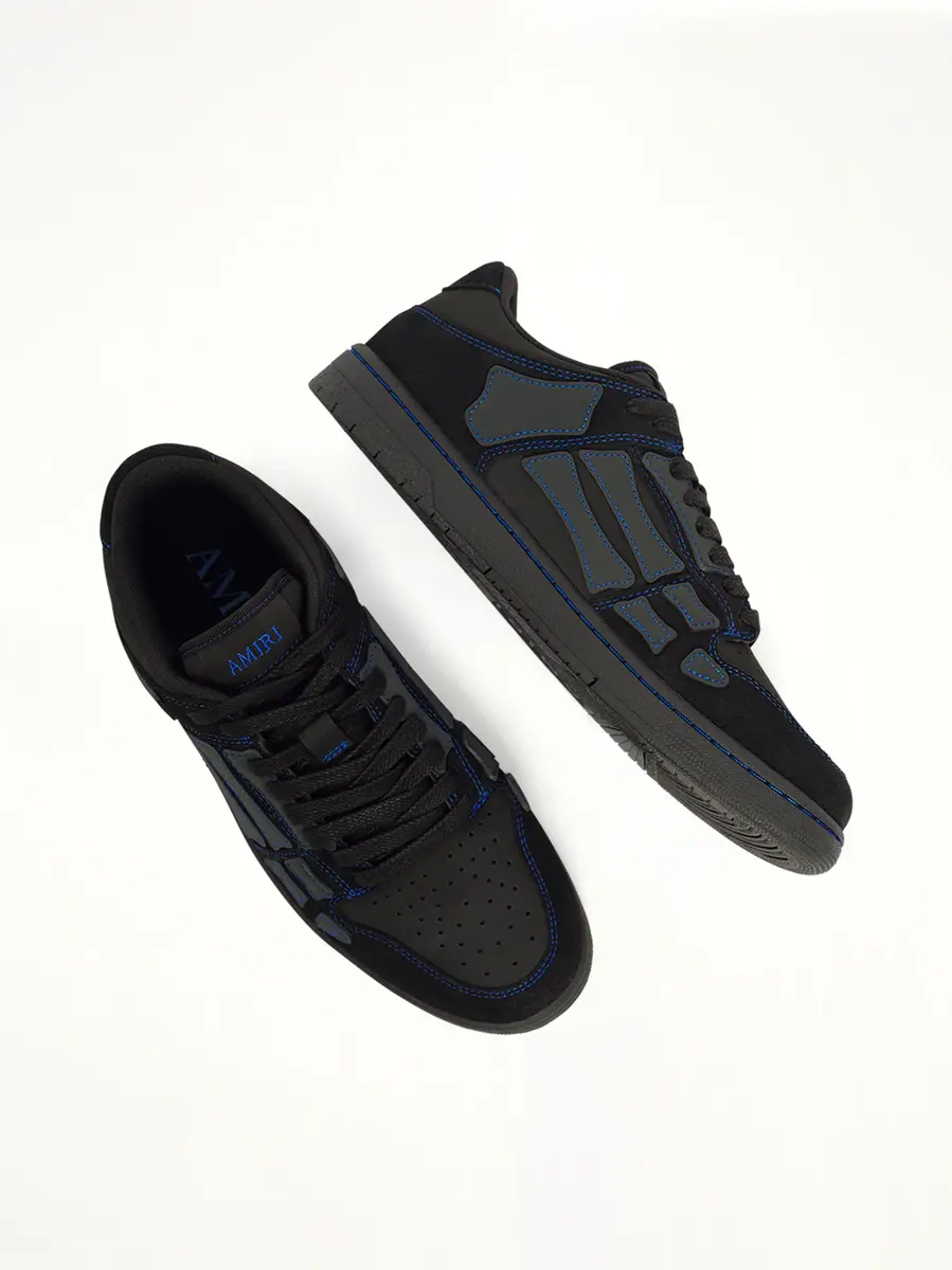 AMIRI Skel Top Contrast Low Sneaker in Black/blue | Thumbnail 4 AMIRI Skel Top Contrast Low Sneaker in Black/blue | Thumbnail 4