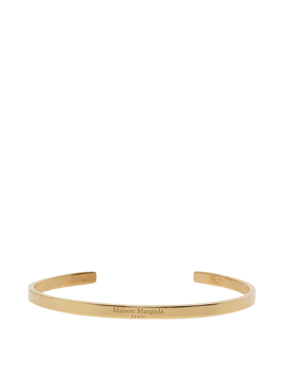 Logo Reference Cuff 4mm in Yellow Gold Plating Logo Reference Cuff 4mm in Yellow Gold Plating