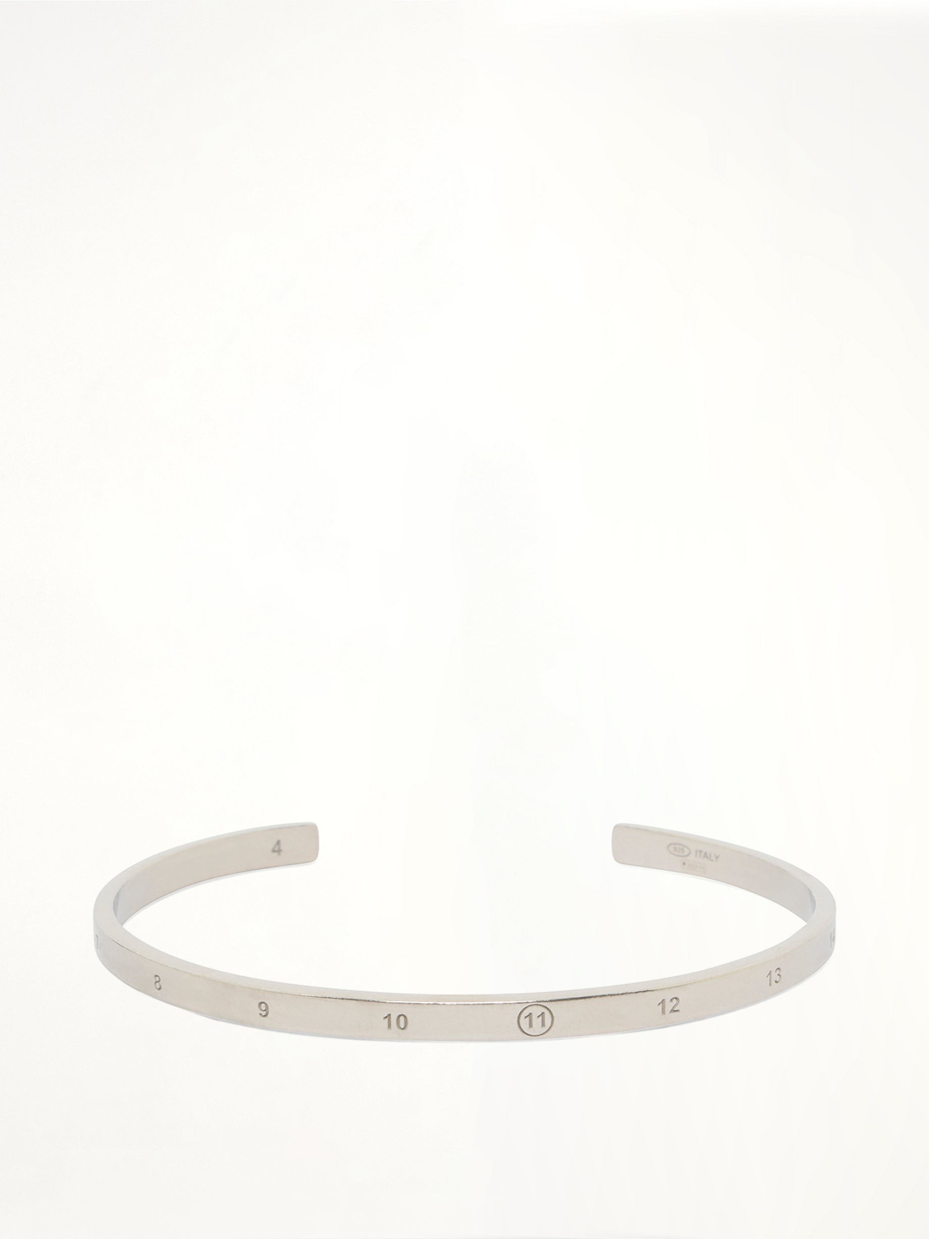 Number Reference Cuff 4mm in Semi Matt Palladium Number Reference Cuff 4mm in Semi Matt Palladium