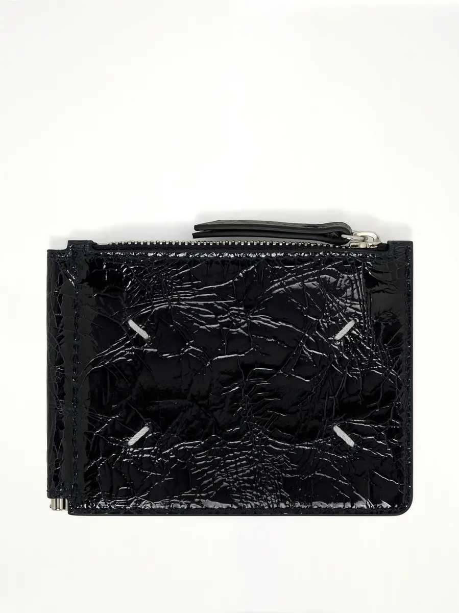 Maison Margiela Wallet Slim 2 Pincer in Dark Navy | Thumbnail 2