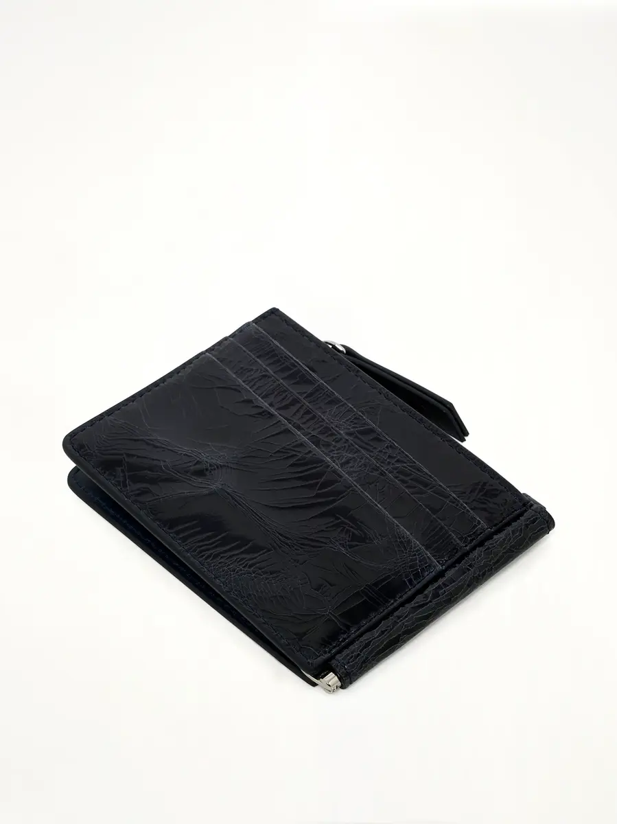 Maison Margiela Wallet Slim 2 Pincer in Dark Navy | Thumbnail 3