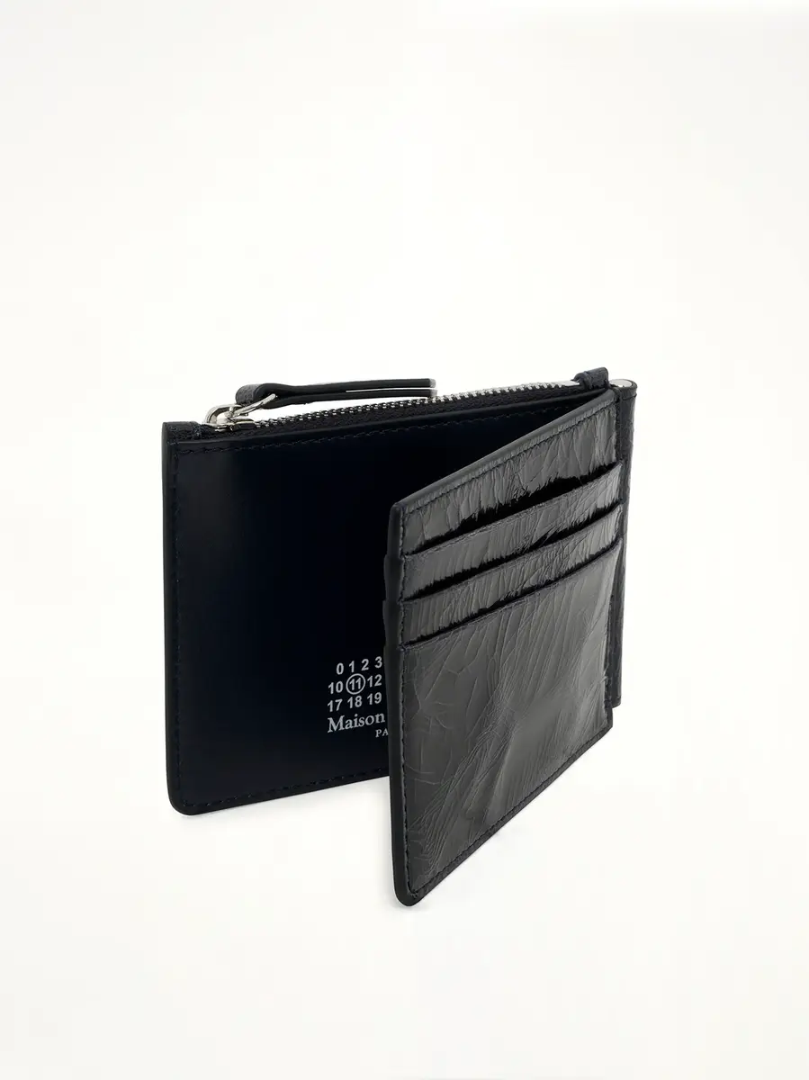 Maison Margiela Wallet Slim 2 Pincer in Dark Navy | Thumbnail 4