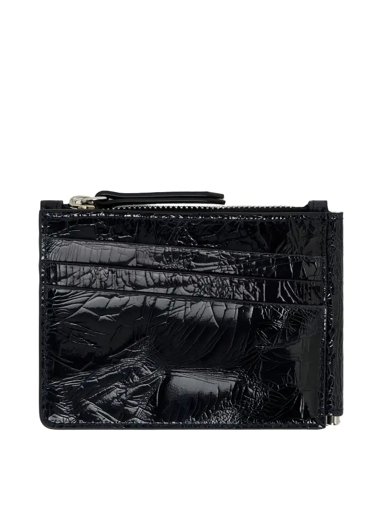 Maison Margiela Wallet Slim 2 Pincer in Dark Navy