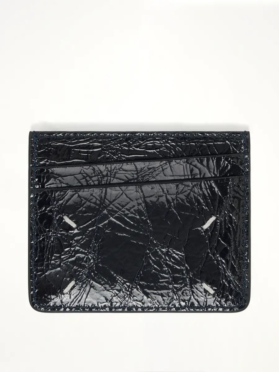 Maison Margiela Card Holder Slim 6cc in Dark Navy | Thumbnail 2