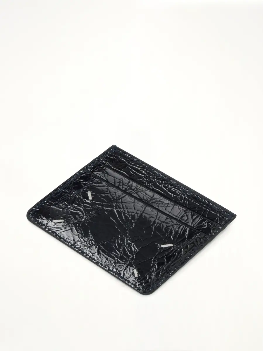 Maison Margiela Card Holder Slim 6cc in Dark Navy | Thumbnail 3