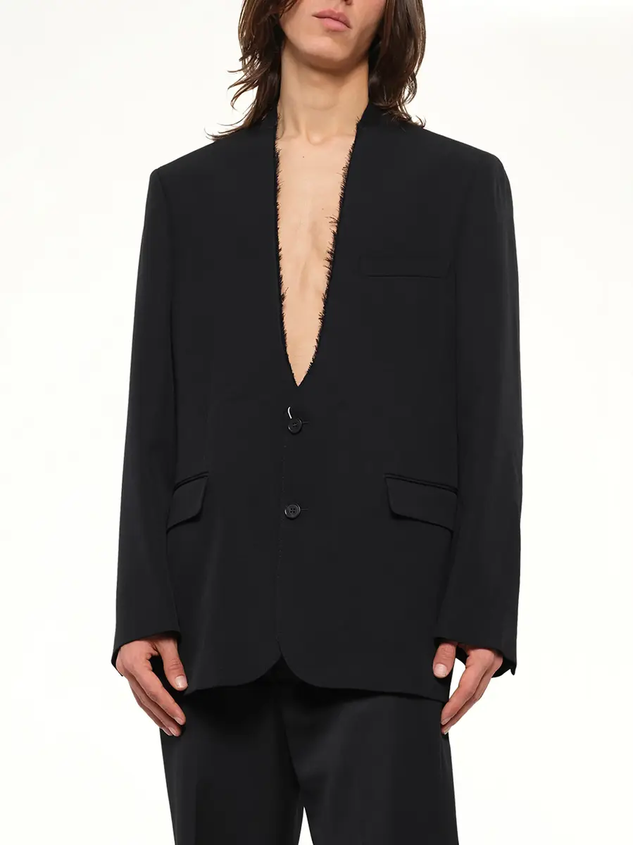Maison Margiela Foldable Collar Blazer | Thumbnail 9 Maison Margiela Foldable Collar Blazer | Thumbnail 9