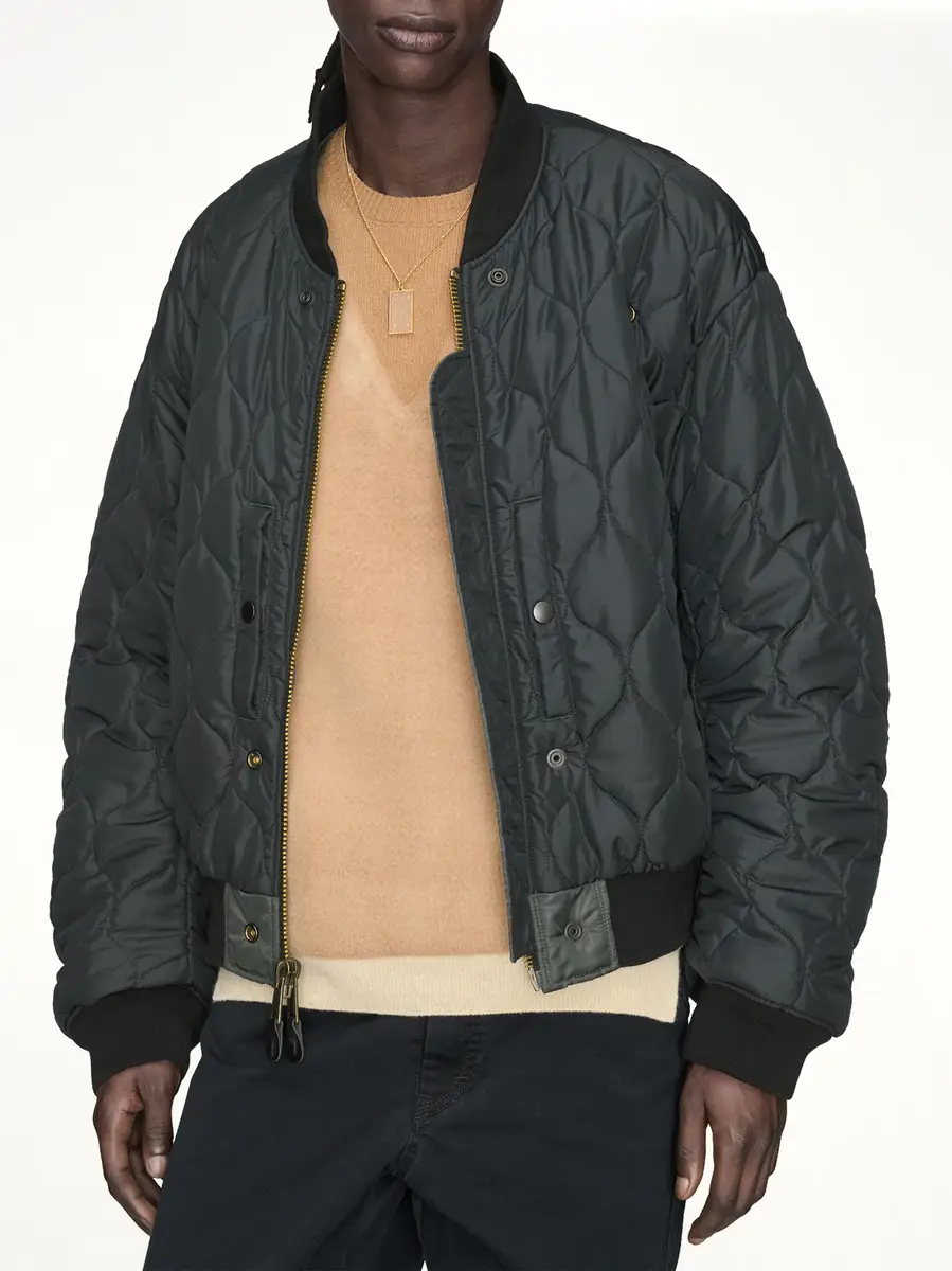 Maison Margiela Reversible Bomber in Dark Grey | Thumbnail 3 Maison Margiela Reversible Bomber in Dark Grey | Thumbnail 3