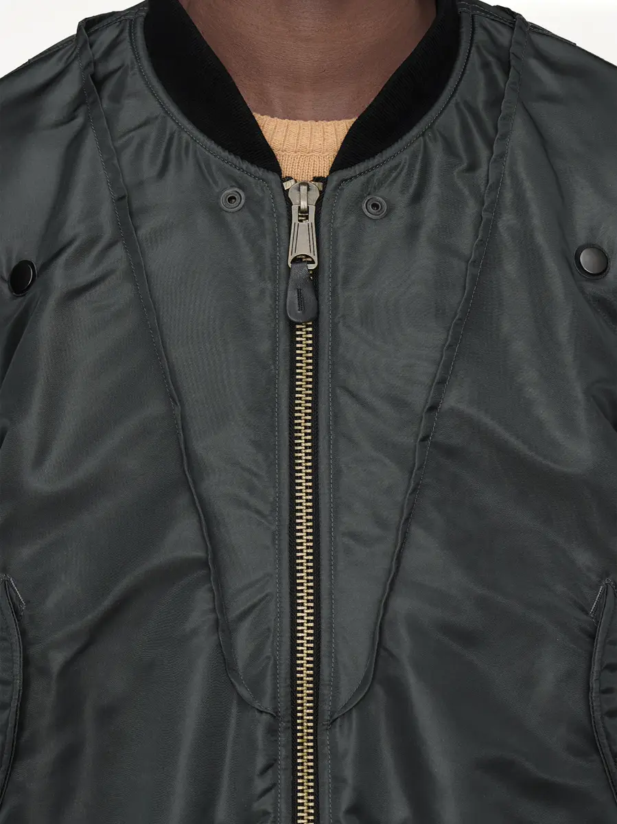 Maison Margiela Reversible Bomber in Dark Grey | Thumbnail 6 Maison Margiela Reversible Bomber in Dark Grey | Thumbnail 6
