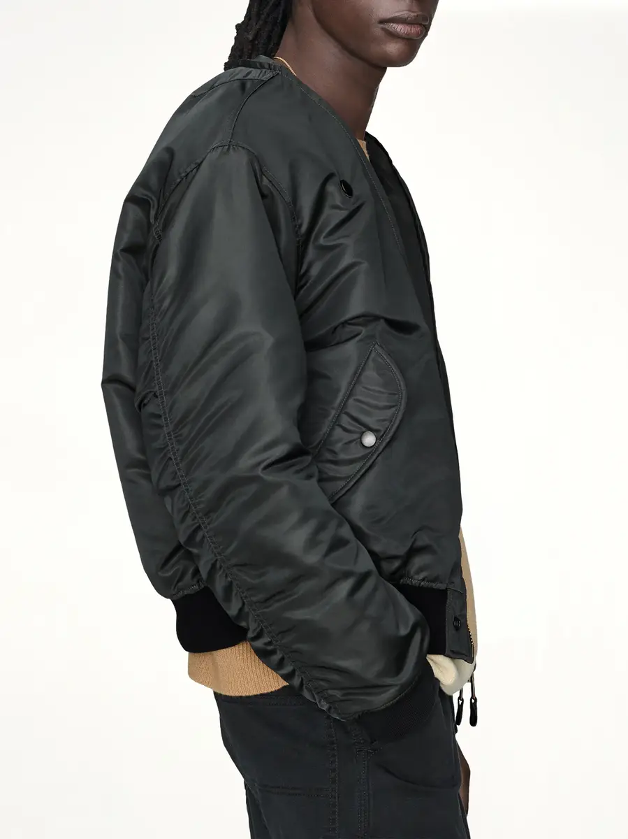 Maison Margiela Reversible Bomber in Dark Grey | Thumbnail 7 Maison Margiela Reversible Bomber in Dark Grey | Thumbnail 7