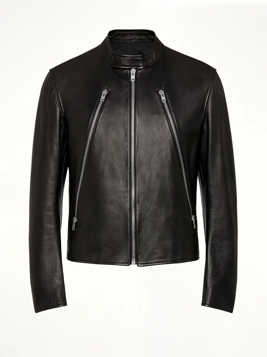 Maison Margiela 5-zip Leather Jacket | Thumbnail 2 Maison Margiela 5-zip Leather Jacket | Thumbnail 2