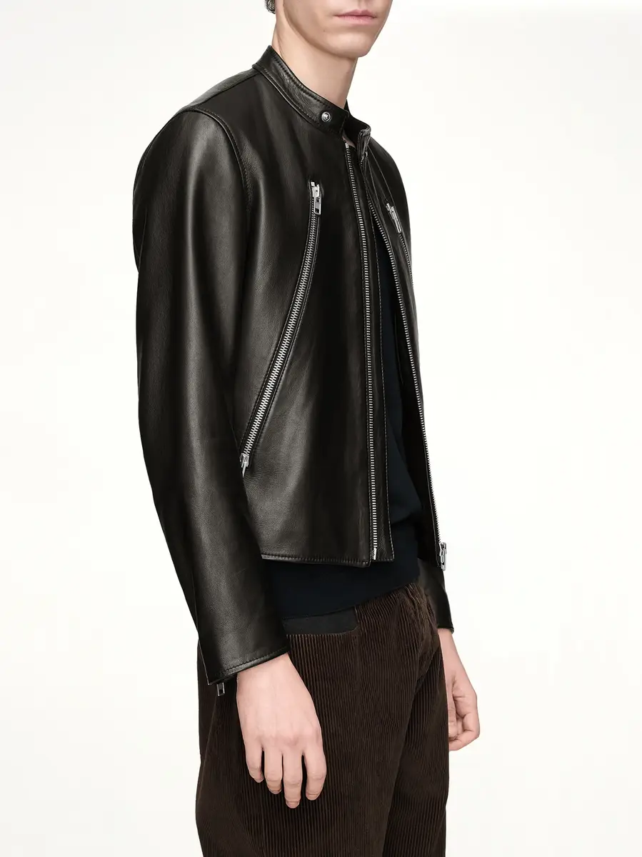 Maison Margiela 5-zip Leather Jacket | Thumbnail 3 Maison Margiela 5-zip Leather Jacket | Thumbnail 3