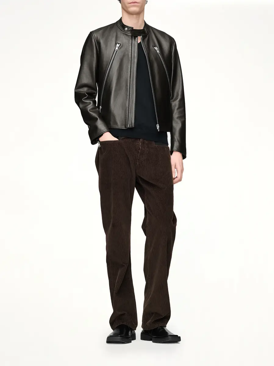 Maison Margiela 5-zip Leather Jacket | Thumbnail 4 Maison Margiela 5-zip Leather Jacket | Thumbnail 4