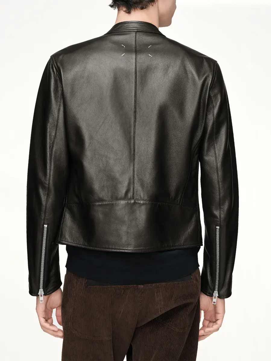 Maison Margiela 5-zip Leather Jacket | Thumbnail 5 Maison Margiela 5-zip Leather Jacket | Thumbnail 5