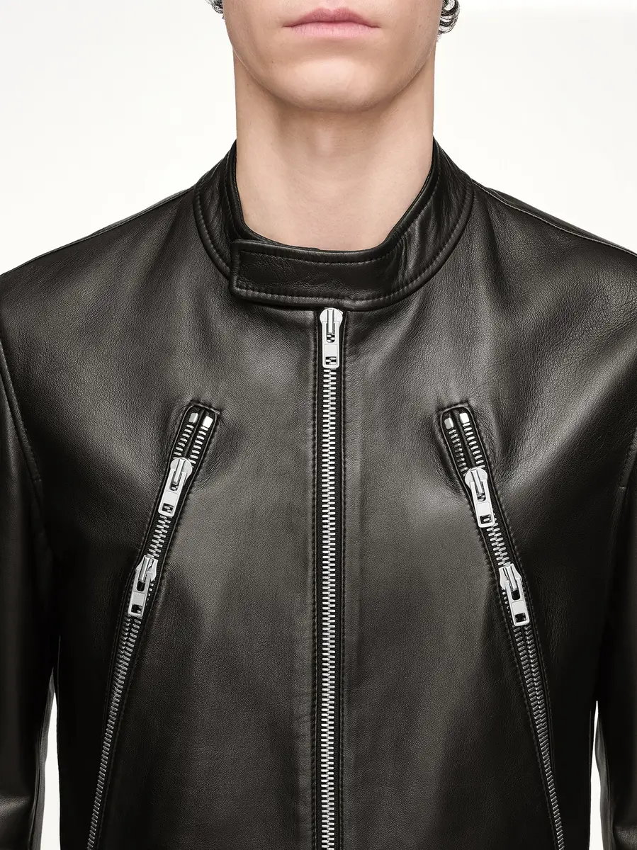 Maison Margiela 5-zip Leather Jacket | Thumbnail 6 Maison Margiela 5-zip Leather Jacket | Thumbnail 6