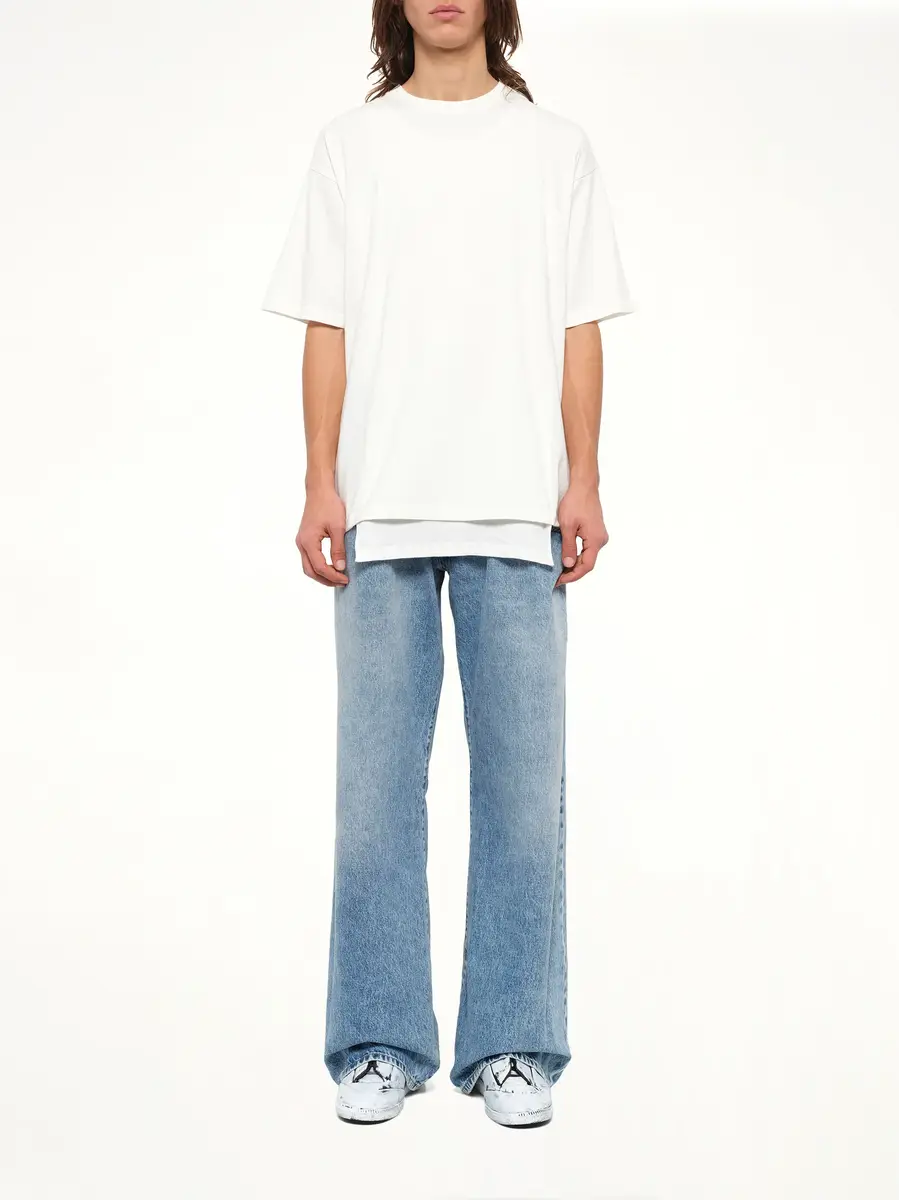 Maison Margiela Double Layered T-shirt in Off White | Thumbnail 7