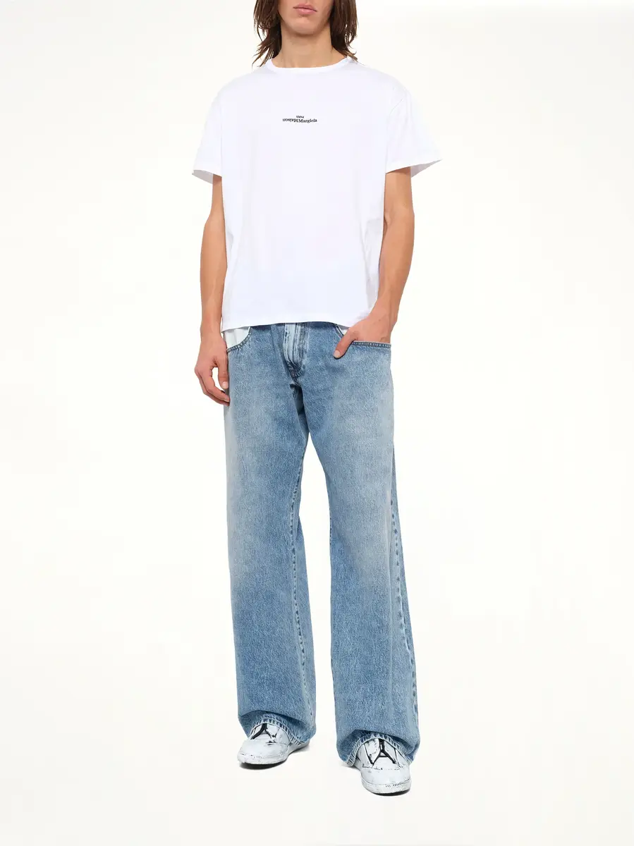 Maison Margiela Logo Regular T-shirt | Thumbnail 4 Maison Margiela Logo Regular T-shirt | Thumbnail 4