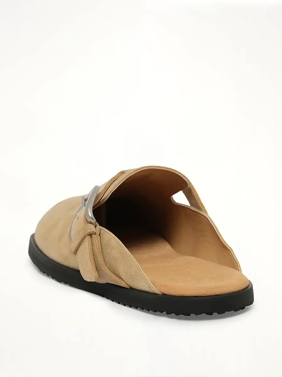 Maison Margiela Tabi Anatomic Mules in Pale Khaki | Thumbnail 3