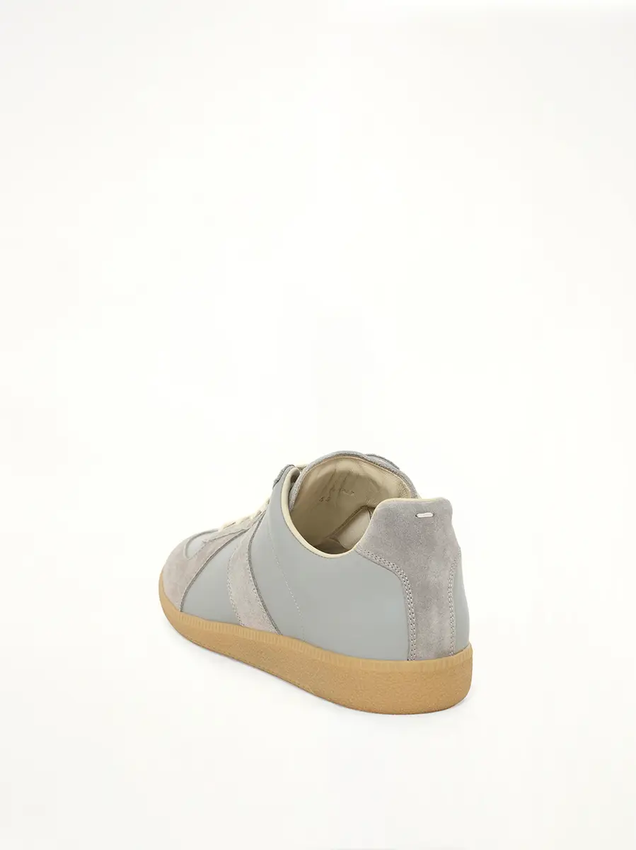 Maison Margiela Replica Leather Sneaker in Dawn Blue | Thumbnail 3 Maison Margiela Replica Leather Sneaker in Dawn Blue | Thumbnail 3