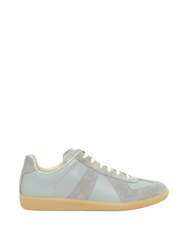Maison Margiela Replica Leather Sneaker in Dawn Blue