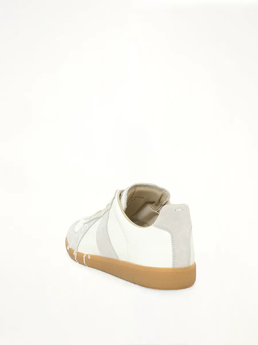 Maison Margiela Replica Leather Sneaker in Splatter White | Thumbnail 3 Maison Margiela Replica Leather Sneaker in Splatter White | Thumbnail 3
