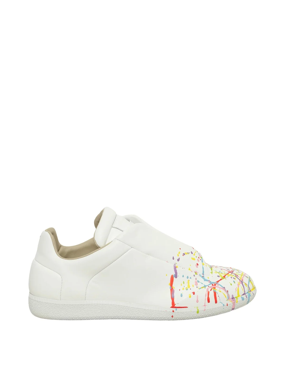 Future Low-top Sneaker in White/paint Splatter Future Low-top Sneaker in White/paint Splatter