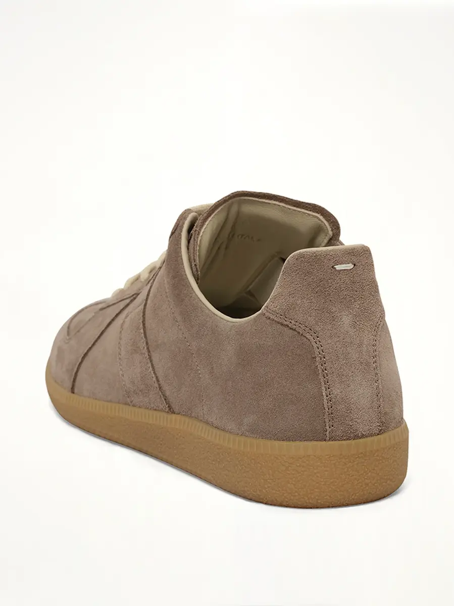 Maison Margiela Replica Leather Sneaker in Taupe | Thumbnail 3 Maison Margiela Replica Leather Sneaker in Taupe | Thumbnail 3