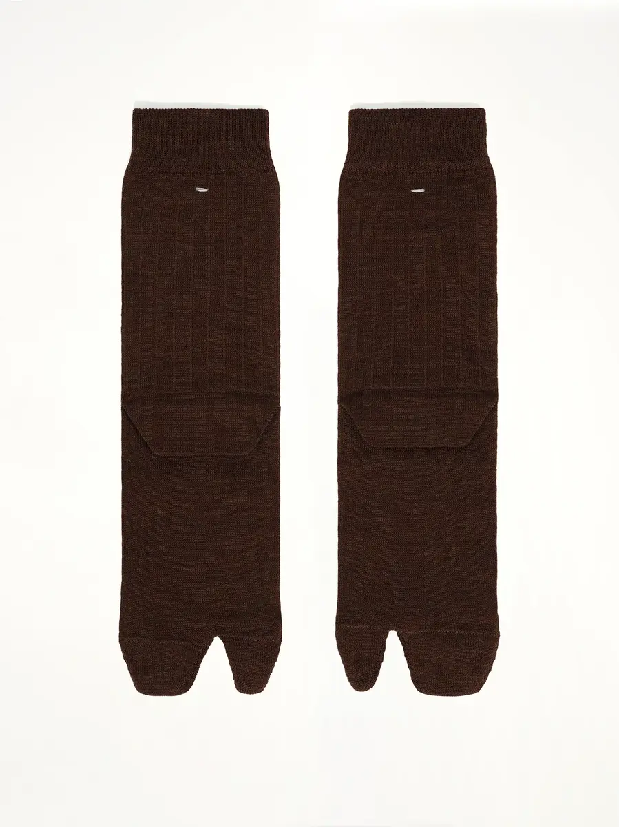 Maison Margiela Tabi Socks Short in Tobacco | Thumbnail 2 Maison Margiela Tabi Socks Short in Tobacco | Thumbnail 2