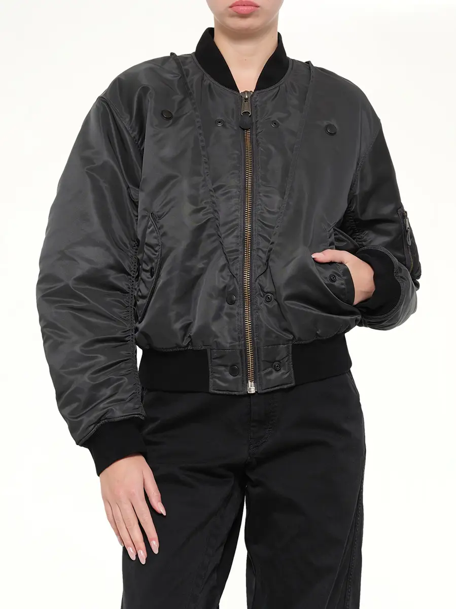 Maison Margiela Reversible Bomber in Dark Grey | Thumbnail 6