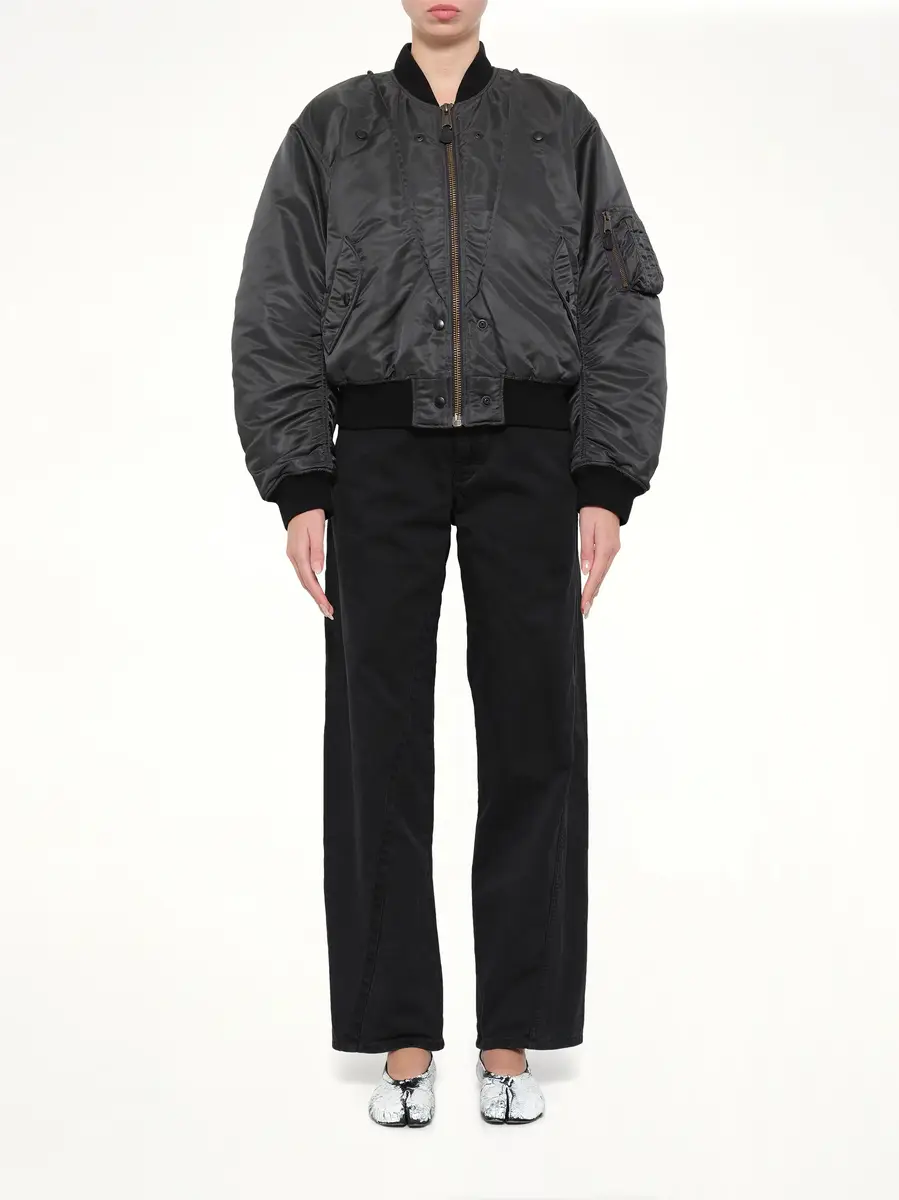 Maison Margiela Reversible Bomber in Dark Grey | Thumbnail 7