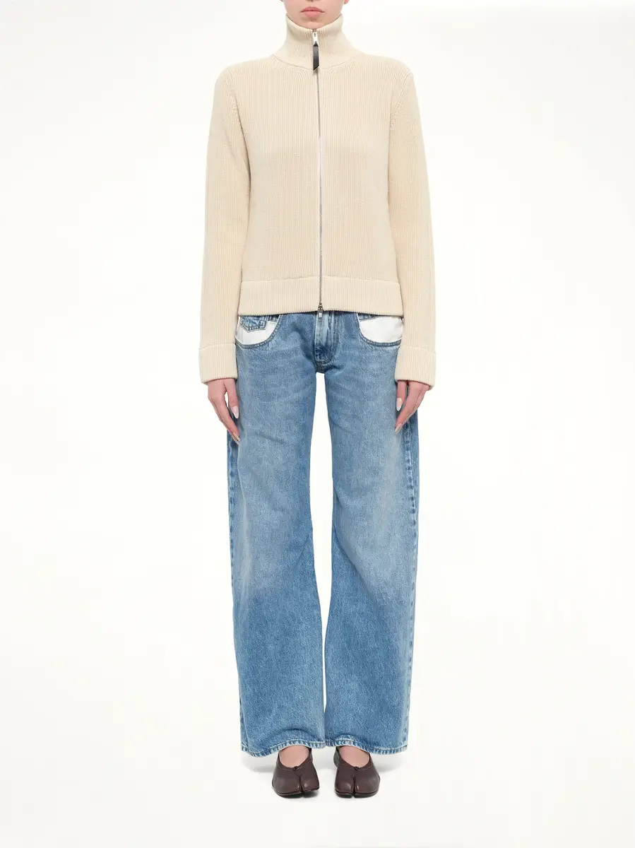 Maison Margiela Cotton Camionneur Longsleeve in Ecru | Thumbnail 7 Maison Margiela Cotton Camionneur Longsleeve in Ecru | Thumbnail 7